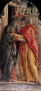 Bartolomeo Vivarini The Meeting of Anne and Joachim painting